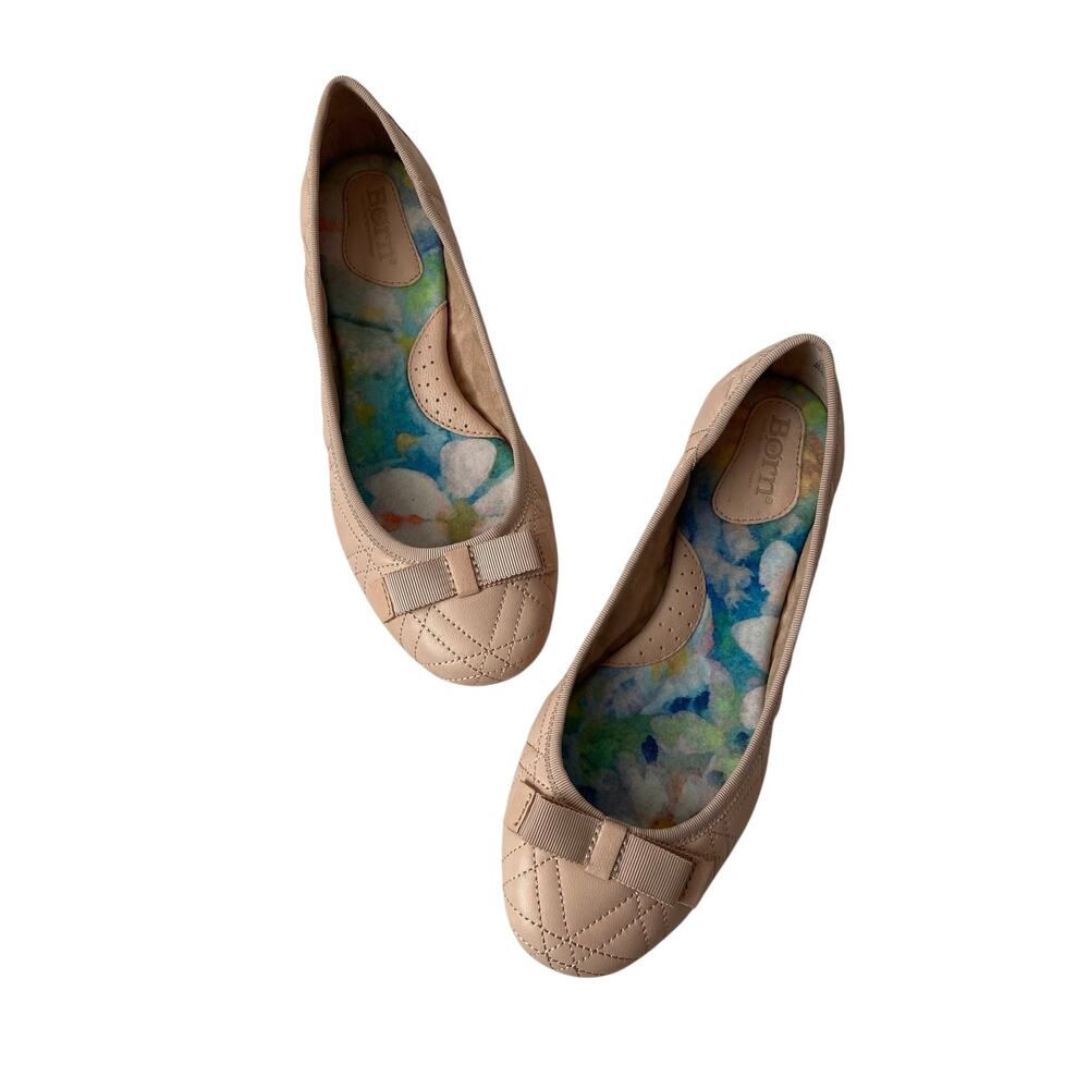 Born Tiffany Quilted Ballet Flat Size 7.5
